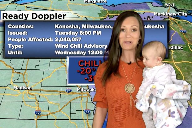 Aparici korpesi ile canli yayimda