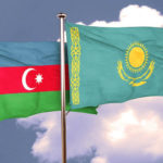 Kazakhistan azerbaijan flags