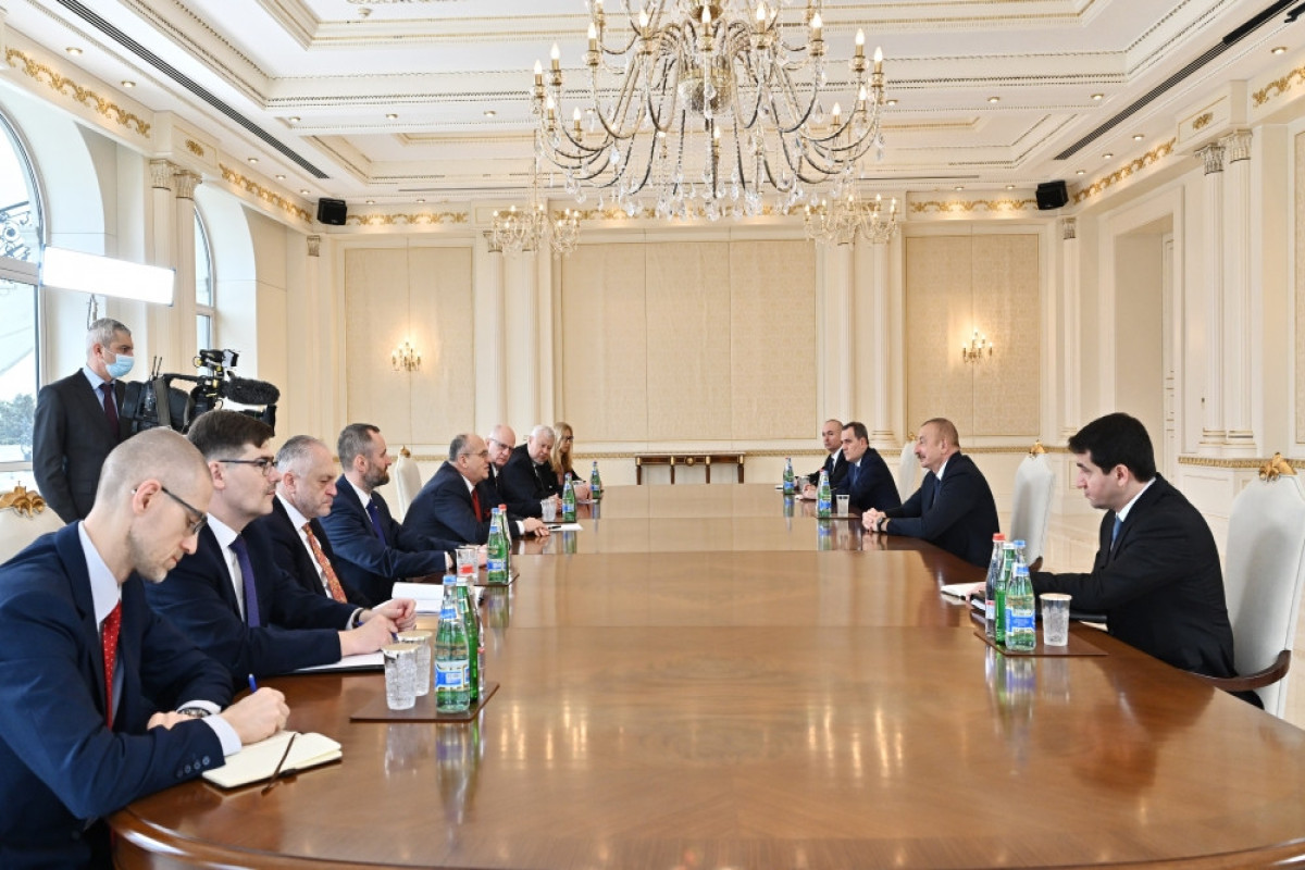 Mr. aliyev met OSCE ifficials