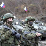 Russian peacekeepers in Nagorno Karabakh