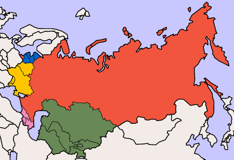 PostSoviet Regions Map