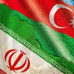 3d,Illustration,Of,Flag,Background,,Iran,And,Azerbaijan,Relationship,In