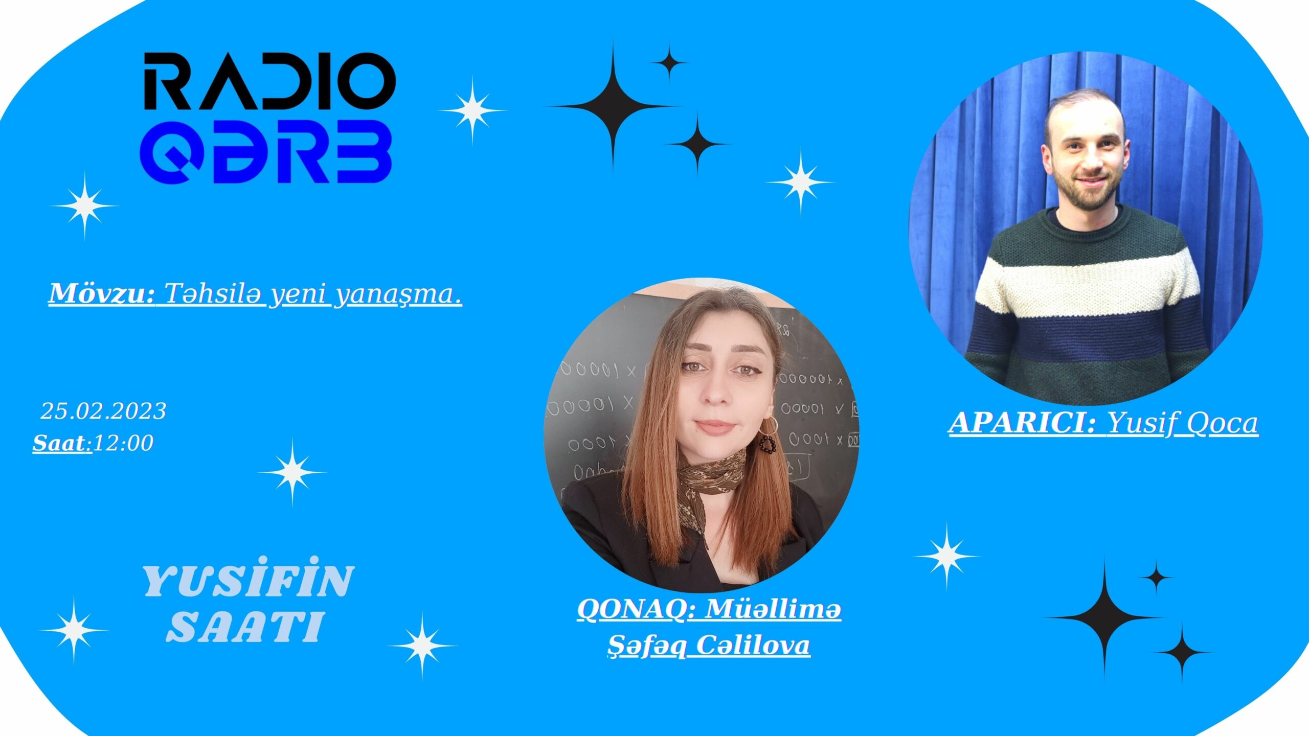 Blue Gradient Podcast Youtube Intro (3840 × 2160piksel)