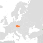 Azerbaijan czech republic locator