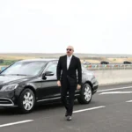 Əliyev yol açılışı