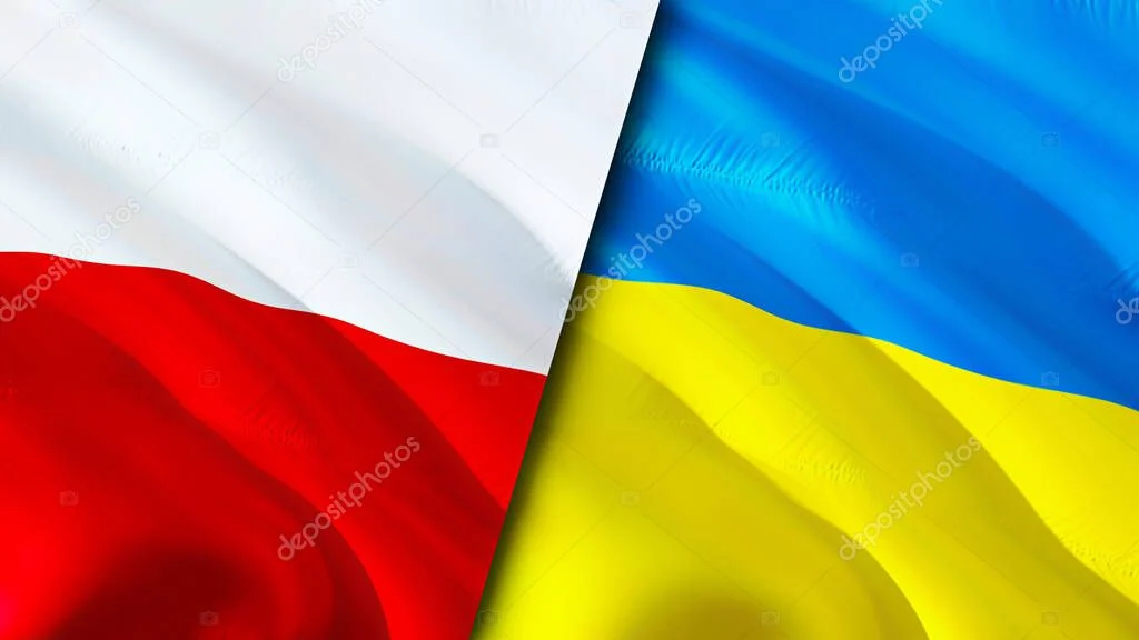 Depositphotos 437599934 stock photo poland ukraine flags waving flag