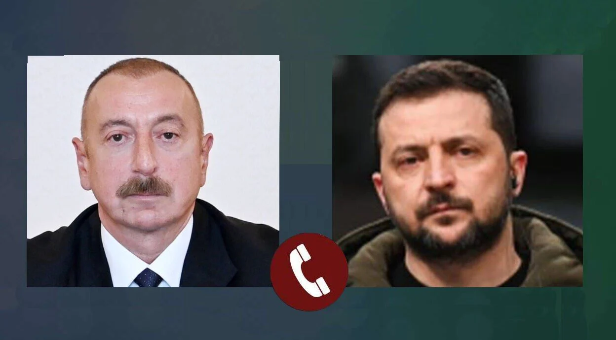 əliyev zelenski telefon