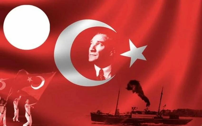 Türk bayragı ataturk