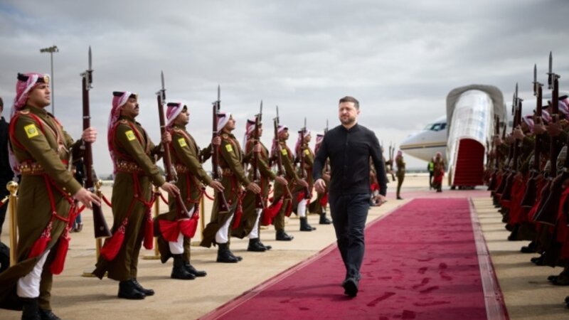 Ukrayna Prezidenti İordaniyada səfərdədir