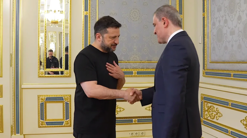 Ukrayna Prezidenti Ceyhun Bayramovu qəbul edib
